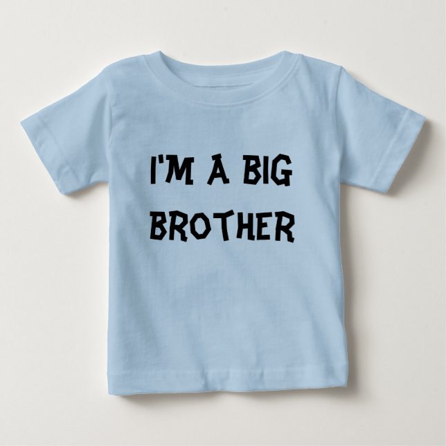Ich bin ein großer Bruder Baby T-shirt (Vorderseite)