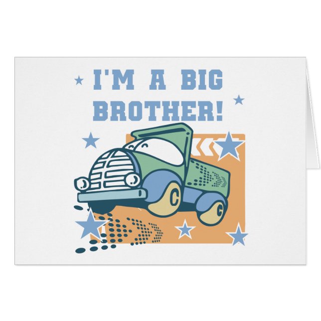Ich bin ein großer Bruder - Lkw-Hemden und Geschen (Vorderseite (Horizontal))