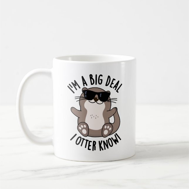 Ich bin ein großer Deal, den ich gerne kenne Kaffeetasse (Links)