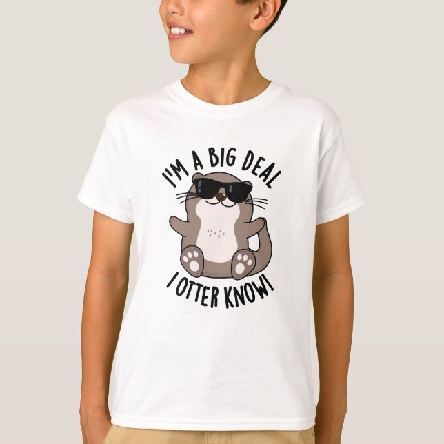 Ich bin ein großer Deal, den ich gerne kenne T-Shirt (Vorderseite)