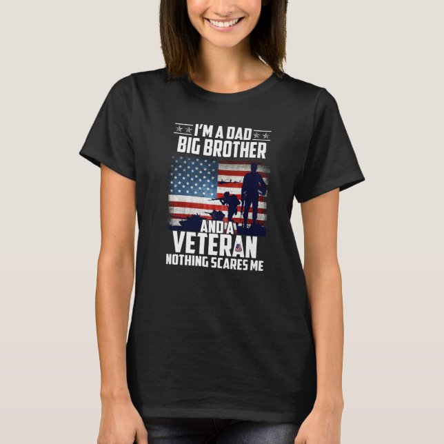 Ich bin ein großer Vater und ein Veteran, der nich T-Shirt (Vorderseite)