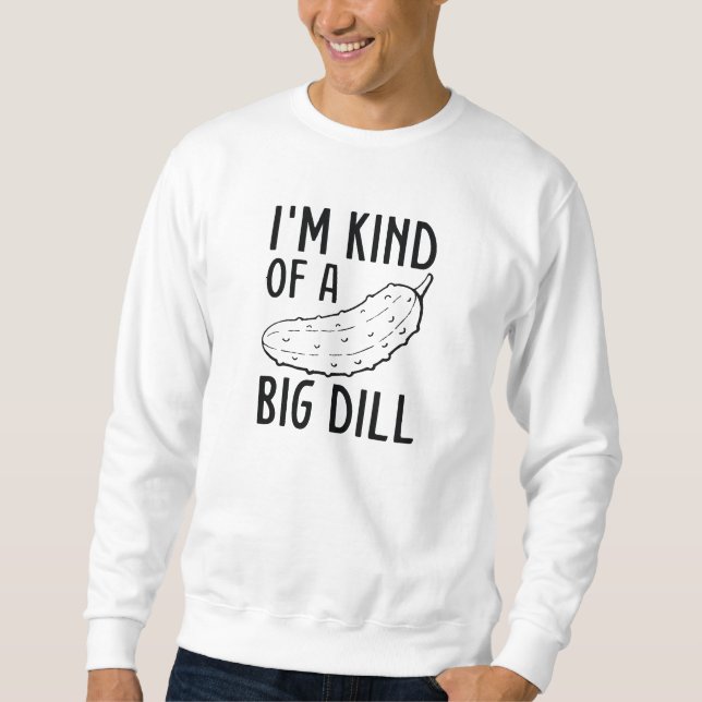 Ich bin ein großes Problem Sweatshirt (Vorderseite)