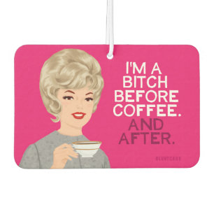 Ich bin ein Grouch ohne Kaffee! Autolufterfrischer
