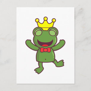 Ich bin ein Grüner Frosch Postkarte