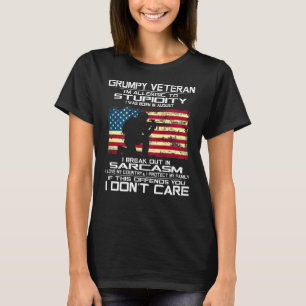 Ich bin ein gruseliger Veteran, ich Liebe mein Lan T-Shirt