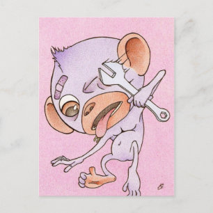 Ich bin ein guter Arbeiter Postkarte