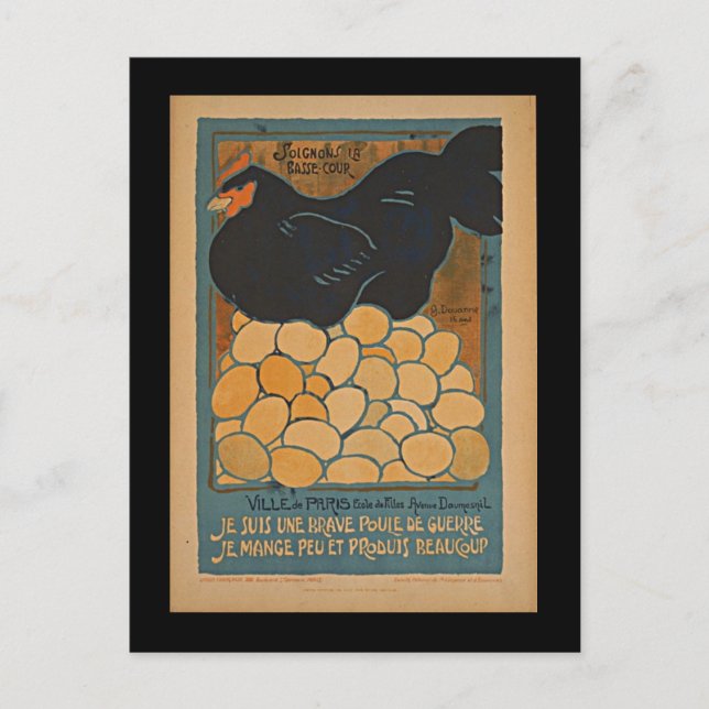 Ich bin ein guter Krieg Postkarte (Vorderseite)