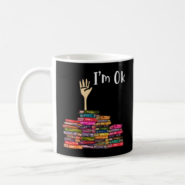 Ich bin ein gutes Buch Kaffeetasse (Links)