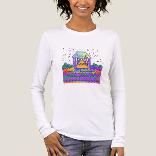Ich bin ein häuslicher Frauen-Spaß Tri-Blend Shirt