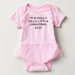 Ich bin ein heilig fröhlicher kleiner Weihnachtsel Baby T-shirt
