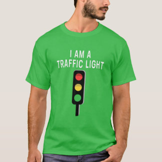 Ich bin ein helles, sonniges, grünes Straßenverkeh T-Shirt
