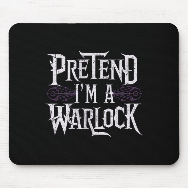 Ich bin ein Hexenmeister Mousepad (Vorne)