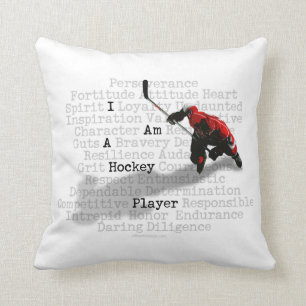 Ich bin ein Hockey-Spieler Kissen