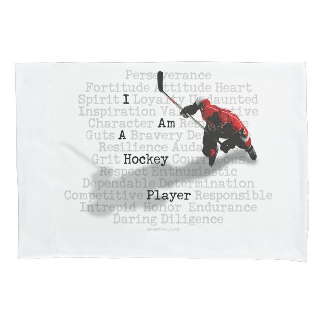 Ich bin ein Hockey-Spieler Kissenbezug (Vorderseite)