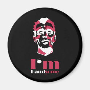 Ich bin ein hübsches abstraktes Gesicht Case-Mate  Magnet