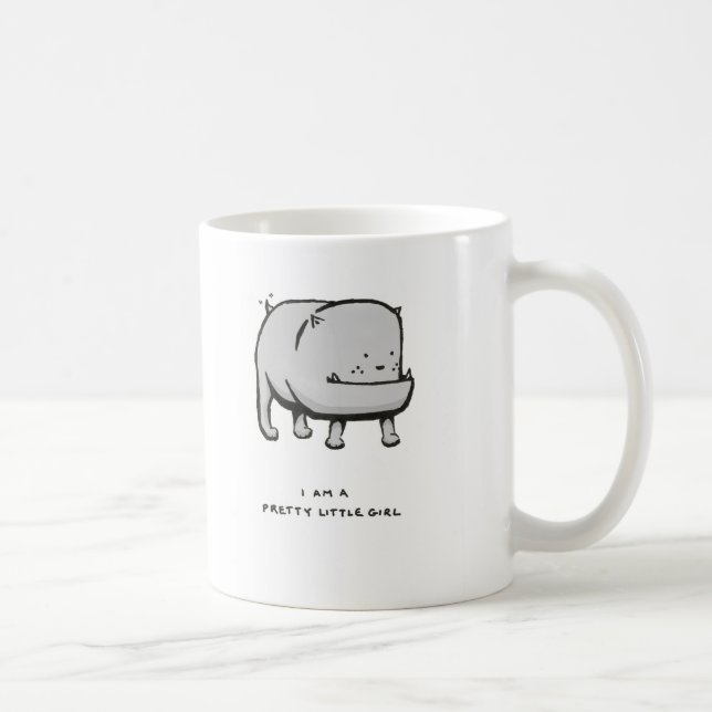 ich bin ein hübsches kleines Mädchen Kaffeetasse (Rechts)