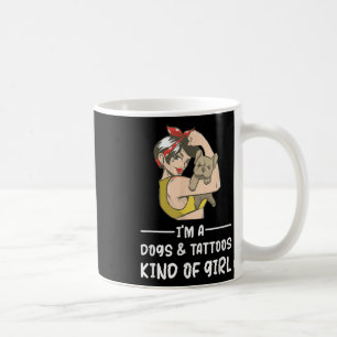 Ich bin ein Hund und Tattoos, ein Hundebesitzer vo Kaffeetasse