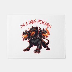 Ich bin ein Hundemensch Cerberus Essential T - Shi Fußmatte