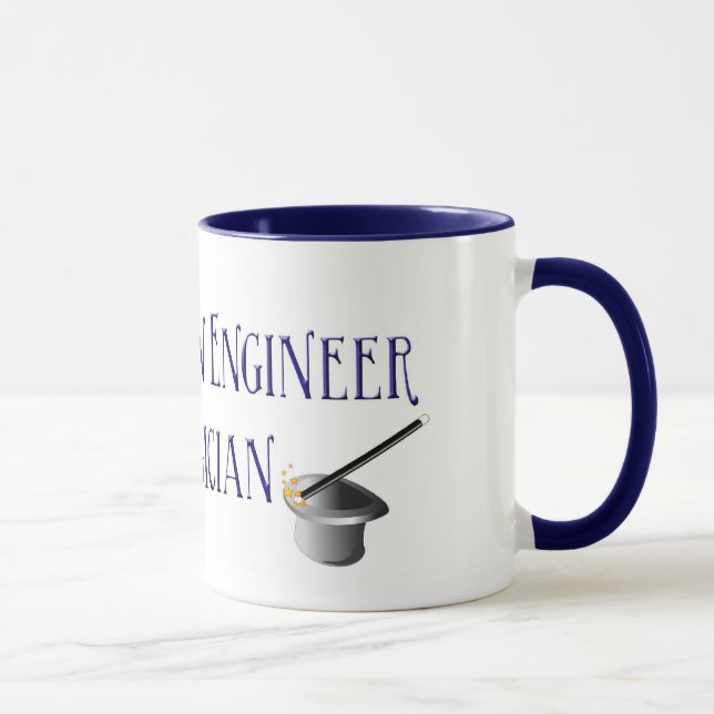 Ich bin ein Ingenieur nicht ein Magier Tasse (Rechts)