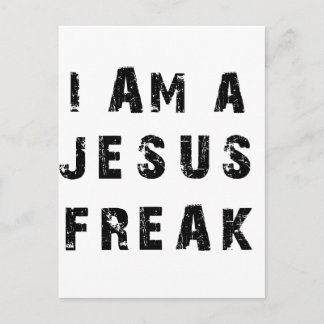 Ich bin ein Jesus Freak Postkarte