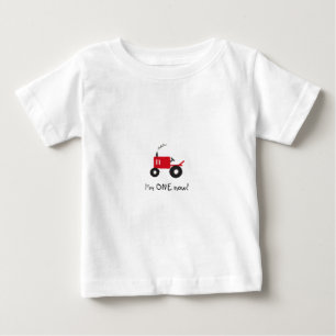 "Ich bin EIN jetzt!" Baby-Traktor-T - Shirt