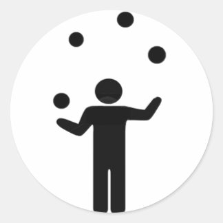 "Ich bin ein Juggler!" Aufkleber