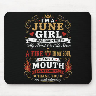 Ich bin ein June-Mädchen, Feuer-Seele-Königin Gebu Mousepad