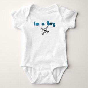 Ich bin ein Junge! Baby Strampler