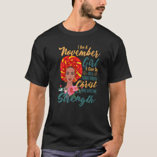 Ich bin ein Jungfrau Christi im November, der ich T-Shirt