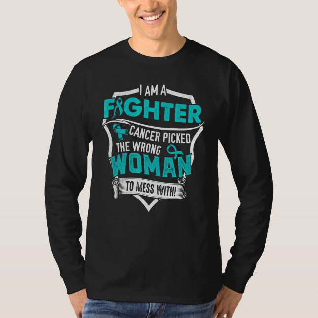 Ich bin ein kämpfender interstitieller Cystitis Aw T-Shirt (Vorderseite)