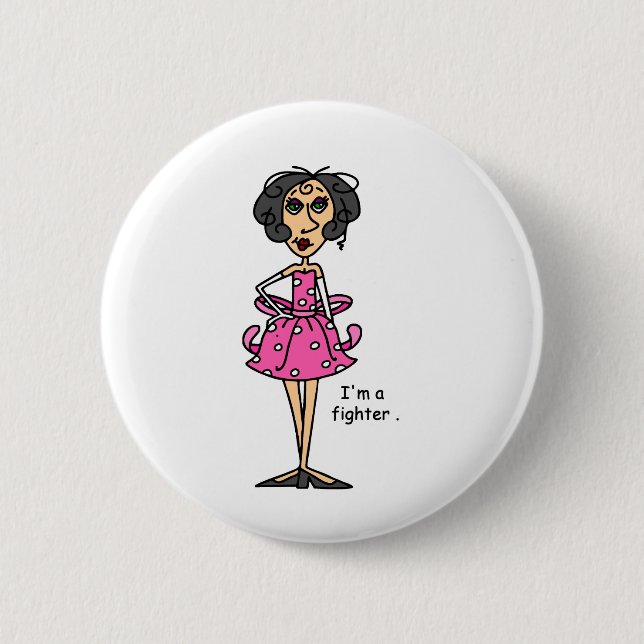 Ich bin ein Kämpfer! Button (Vorderseite)