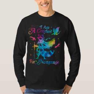 Ich bin ein Kanal für Unsinn Lustiger Waschbär TIE T-Shirt