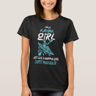 Ich bin ein Kanu-Mädchen-Shirt | Lustiges Kanufahr T-Shirt