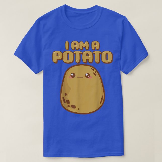Ich bin ein Kartoffelfanatiker oder Liebhaber T-Shirt (Design vorne)