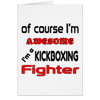 Ich bin ein Kickboxing Kämpfer