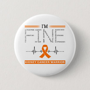 Ich bin ein Kidnney-Krebskrieger Button