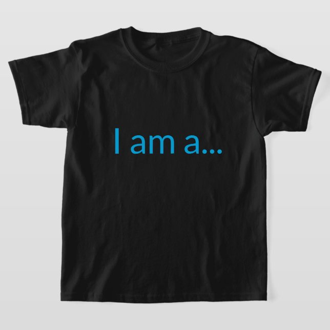 "Ich bin ein..." Kids Basic T - Shirt (Ablage )