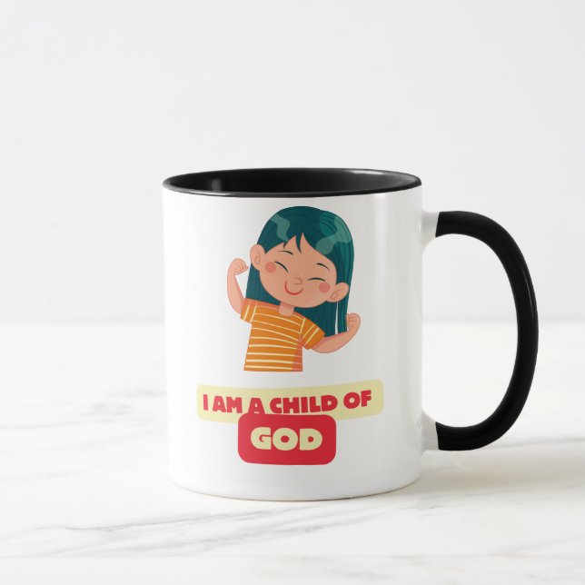 Ich bin ein Kind GOD-Tasse Tasse (Rechts)