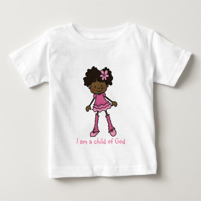 Ich bin ein Kind Gottes Baby T-shirt (Vorderseite)