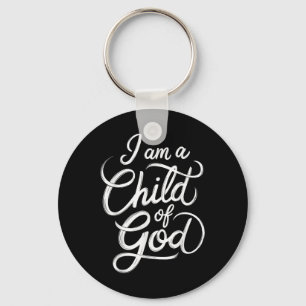 Ich bin ein Kind Gottes Christlichen Jesus Schlüsselanhänger