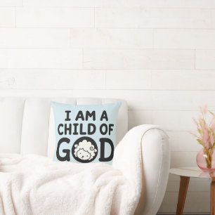 ICH BIN EIN KIND GOTTES Christliches Babyshower- Kissen