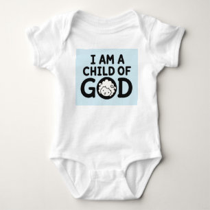 ICH BIN EIN KIND GOTTES Christliches Geschenk zu Baby Strampler