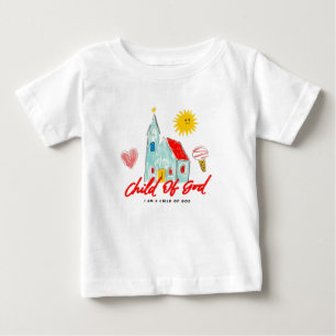 Ich bin ein Kind Gottes Christliches T-Shirt Gla