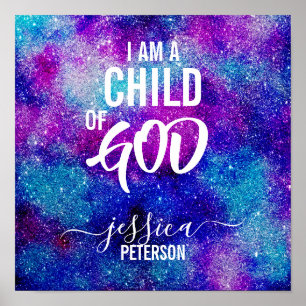 "ICH BIN EIN KIND GOTTES" Poster