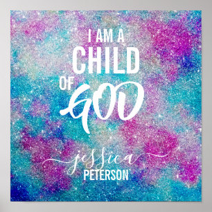 "ICH BIN EIN KIND GOTTES"-Poster Poster