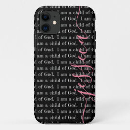 Ich bin ein Kind Gottes Schwarzes Personalisiert Case-Mate iPhone Hülle