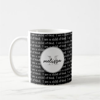 Ich bin ein Kind Gottes Schwarzes Personalisiert Kaffeetasse