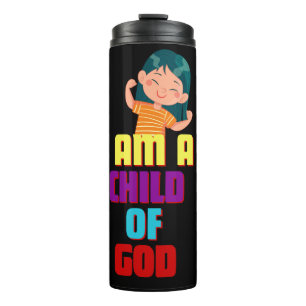 Ich bin ein Kind von Gott Thermal Tumbler Thermosbecher