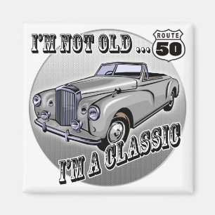 Ich bin ein klassische 50. Geburtstags-Geschenke Magnet
