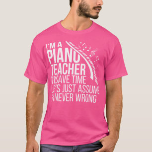 ICH BIN EIN Klavierlehrer Klavierunterricht Klavie T-Shirt